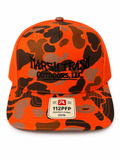 Richardson 112 - 5 Panel Orange Camo- Outdoors