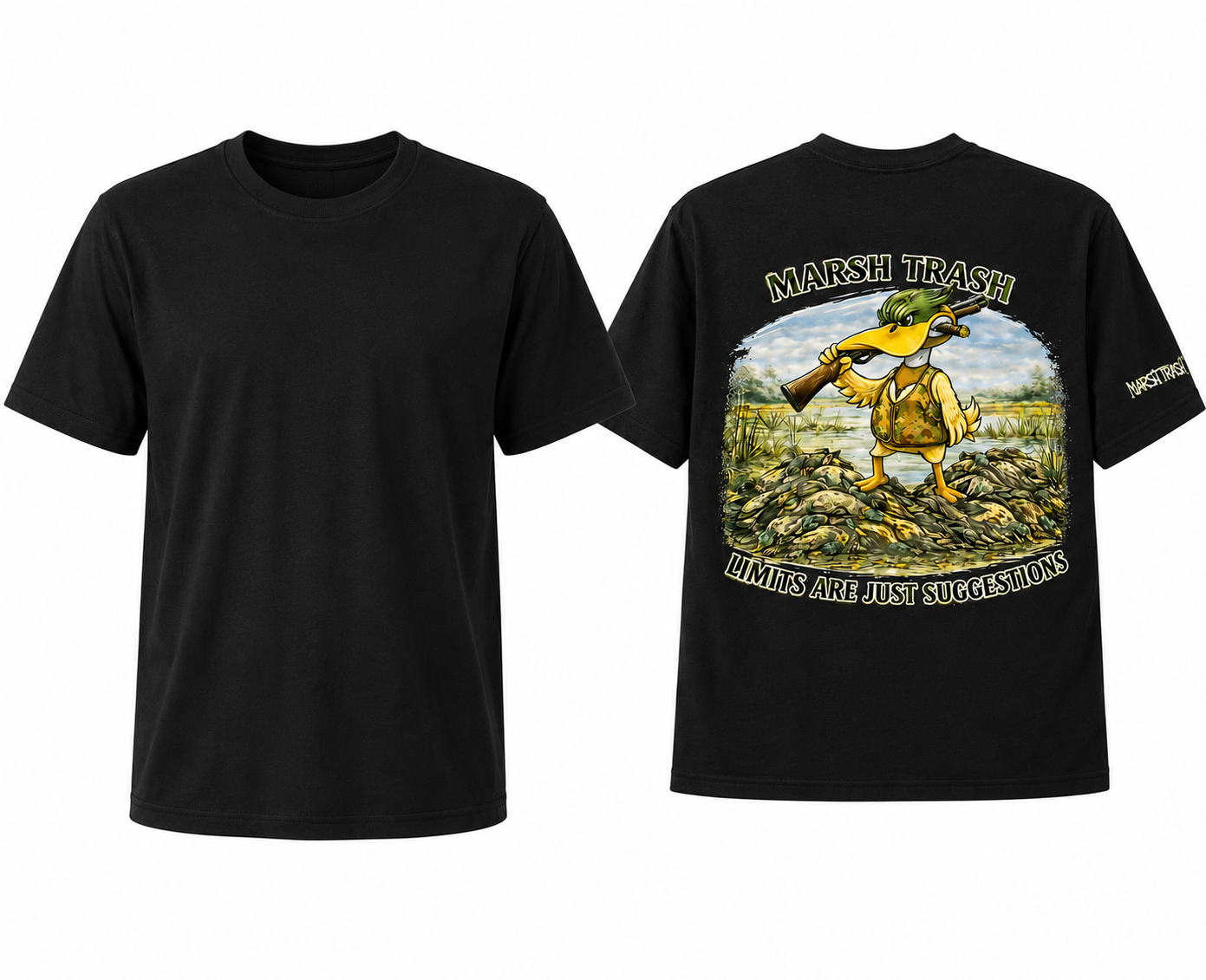 Marsh Trash Cotton Blend T Shirt (Limits are Suggestions)