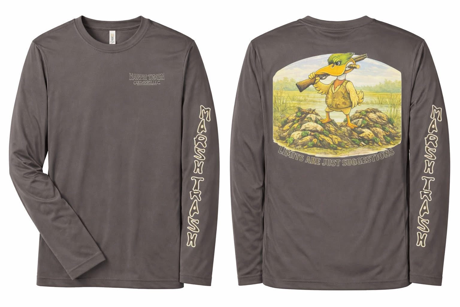 Dry-Fit Long Sleeve Limits (Grey)