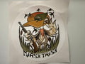 Marsh Trash Logo 6" x 6" sticker