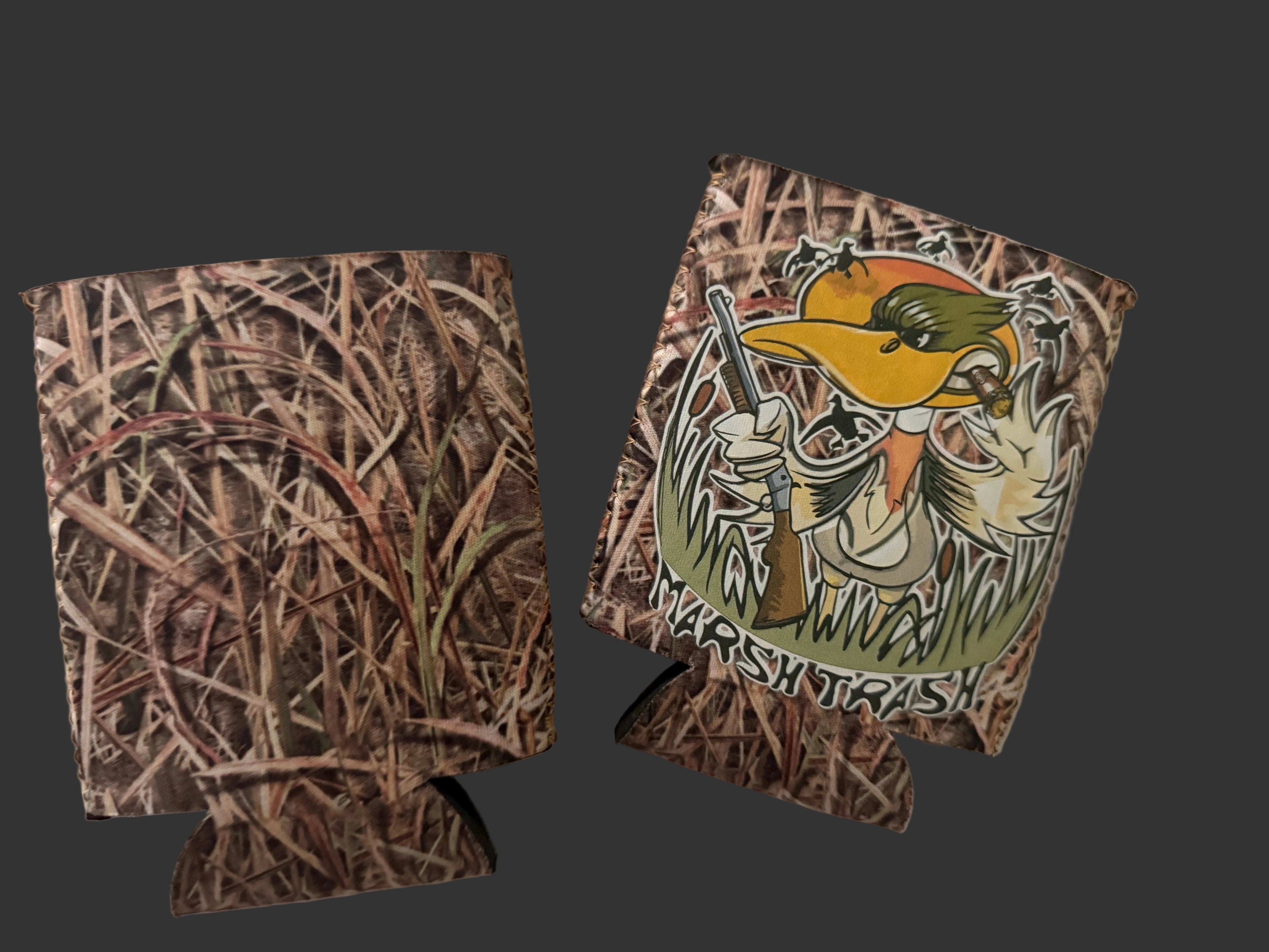 Neoprene Koozie Marsh Trash Logo